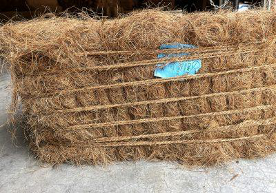 Coir fiber for large scale erosion control