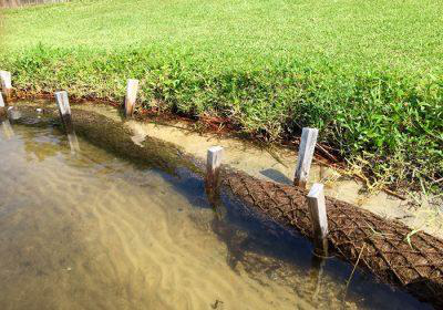 Coir logged with densely packed fibers