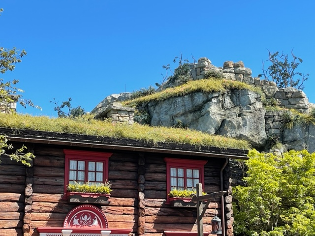Coir products used on a rooftop 